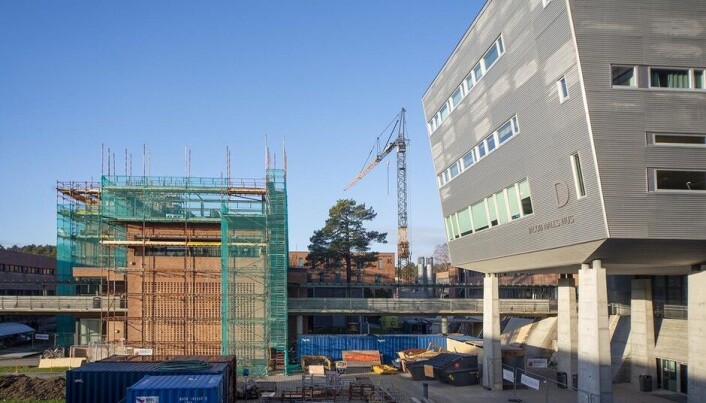Flere av byggene ved Universitetet i Agder får nye toppetasjer. Foto: Saara Ojanen/UiA Flere av byggene ved Universitetet i Agder får nye toppetasjer. Foto: Saara Ojanen/UiA