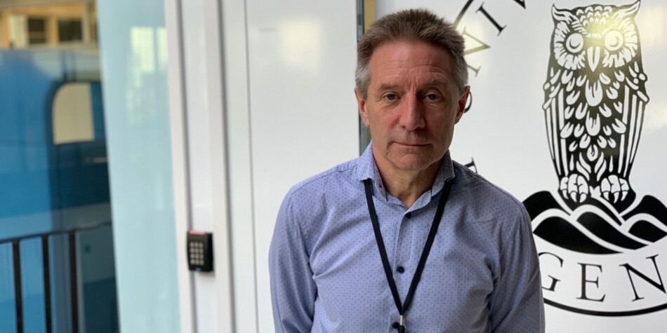 — Heldigvis lukkast me med å få tak i vikar, så studentane har fått den undervisninga dei skal ha, seier instituttleiar Leif Ove Larsen. Foto: Hilde Kristin Strand — Heldigvis lukkast me med å få tak i vikar, så studentane har fått den undervisninga dei skal ha, seier instituttleiar Leif Ove Larsen. Foto: Hilde Kristin Strand