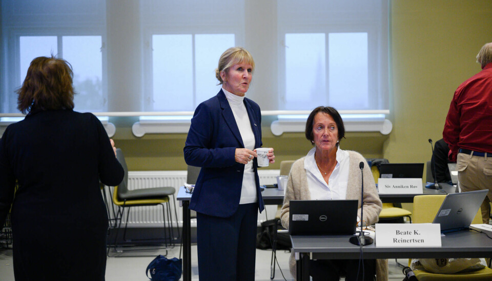 Organisasjonsdirektør på NTNU, Ida Munkeby på et styremøte ved universitetet.