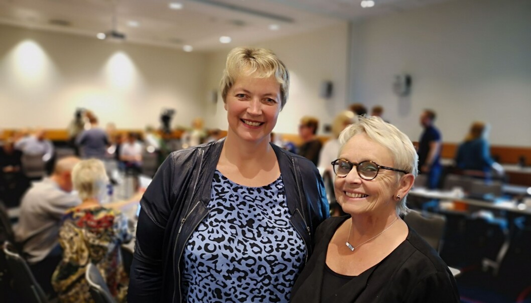 Rektor Hanne Solheim Hansen og styreleder Vigdis Moe Skarstein ved Nord universitet under styremøtet 26. juni 2019 da vedtaket om Nesna og Sandnessjøen ble gjort. Foto: Nord Rektor Hanne Solheim Hansen og styreleder Vigdis Moe Skarstein ved Nord universitet under styremøtet 26. juni 2019 da vedtaket om Nesna og Sandnessjøen ble gjort. Foto: Nord