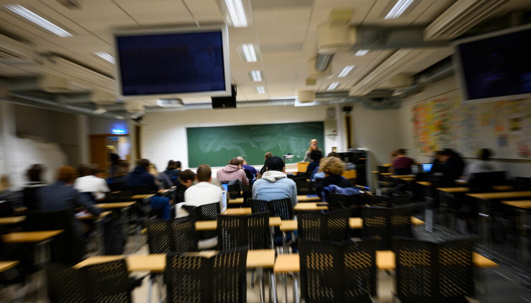 Studentene på NTNU ers keptiske til forslag om at undervisning legges på kveldstid. Foto: Skjalg Bøhmer Vold