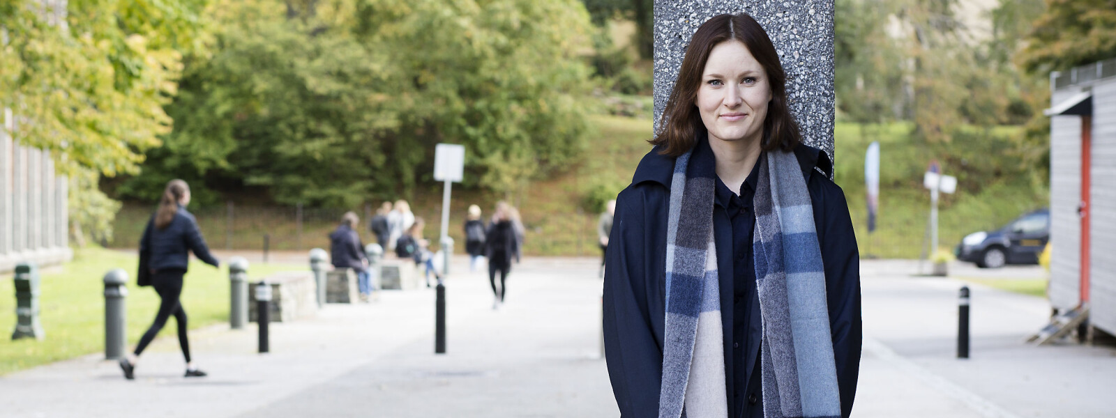 Utanfor Det humanistiske fakultet ved Universitetet i Bergen. Her var Agnes Ravatn student for 15 år sidan. Foto: Silje Katrine Robinson Utanfor Det humanistiske fakultet ved Universitetet i Bergen. Her var Agnes Ravatn student for 15 år sidan. Foto: Silje Katrine Robinson