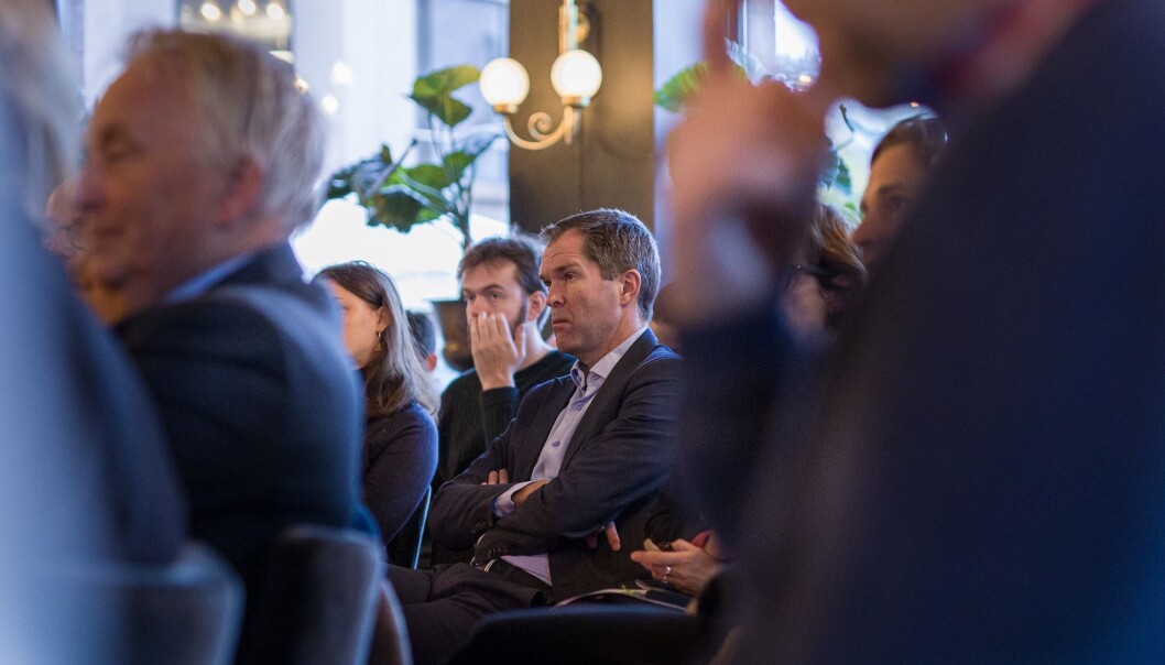 Forskningsrådets direktør John-Arne Røttingen er her tilhører til publiseringsdebatt i regi av Civita. Foto: Siri Øverland Eriksen Forskningsrådets direktør John-Arne Røttingen er her tilhører til publiseringsdebatt i regi av Civita. Foto: Siri Øverland Eriksen