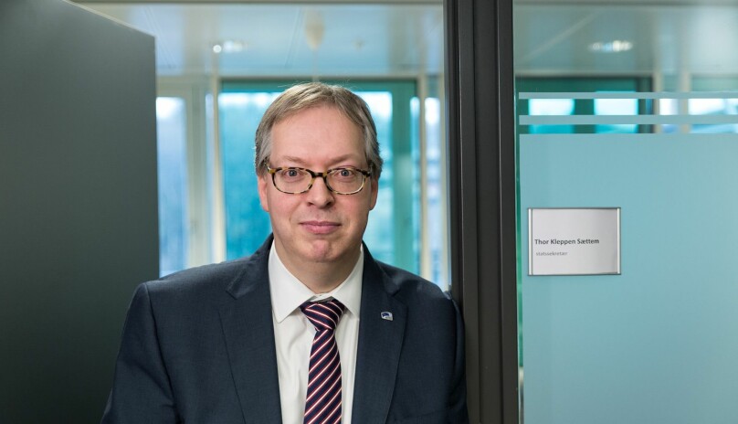 Thor B. Sættem, statssekretær i Justis- og beredskapsdepartementet. Foto: Olav Heggø, Fotovisjon