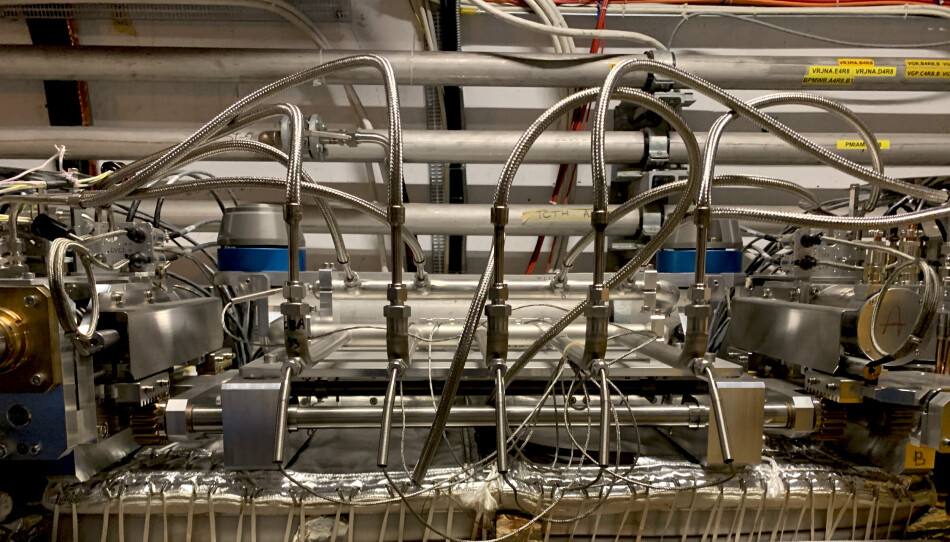 Detalj fra LHC. Foto: Espen Løkeland-Stai Detalj fra LHC. Foto: Espen Løkeland-Stai