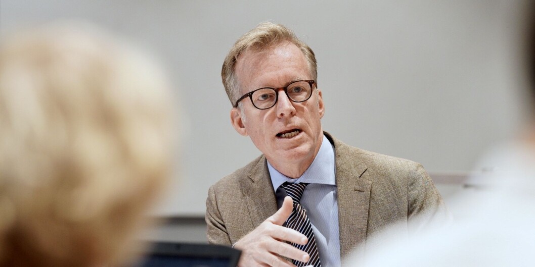 Rektor Curt Rice ved OsloMet sier det er bekymringsfullt at fakultetene ikke klarer å dimensjonere virksomheten i forhold til budsjett. Foto: Ketil Blom Haugstulen Rektor Curt Rice ved OsloMet sier det er bekymringsfullt at fakultetene ikke klarer å dimensjonere virksomheten i forhold til budsjett. Foto: Ketil Blom Haugstulen