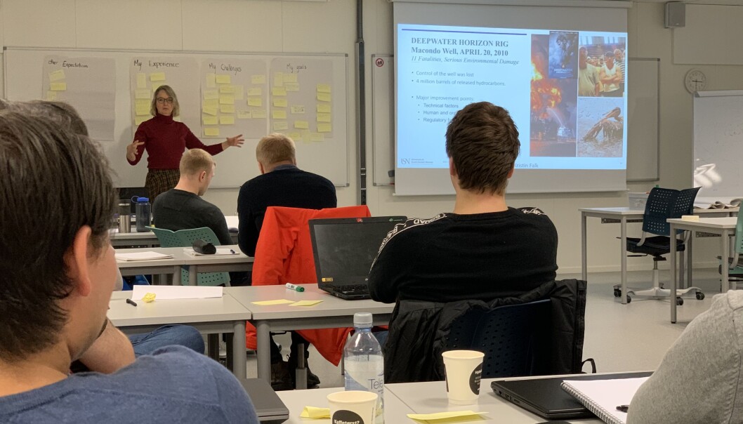Undervisning på næringsretta master, studiested Kongsberg, Universitetet i Sørøst-Norge. Foto: Eva Tønnessen Undervisning på næringsretta master, studiested Kongsberg, Universitetet i Sørøst-Norge. Foto: Eva Tønnessen
