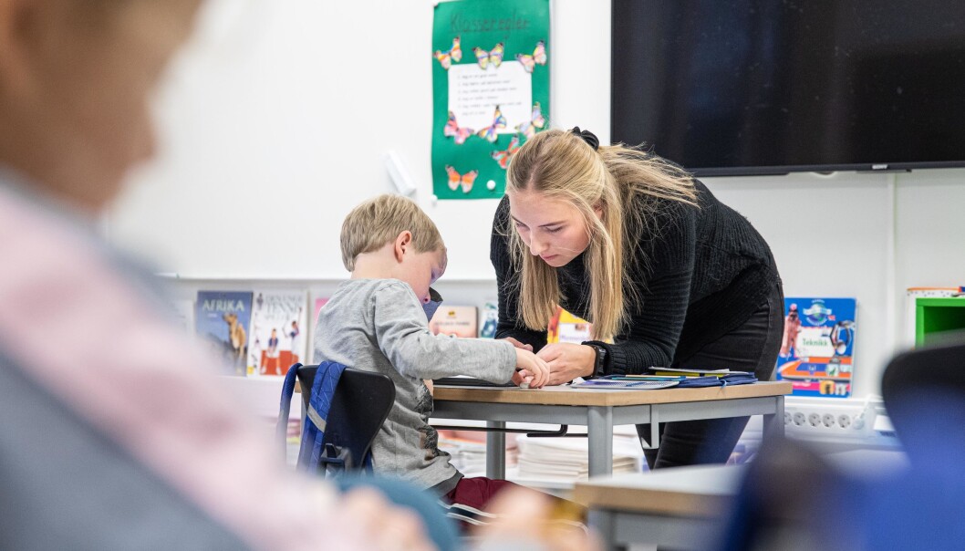 Grunskolelærerutdanningen ble femårig fra høsten 2017, men finansieringen av det femte året mangler fortsatt. Foto: Siri Ø Eriksen Grunskolelærerutdanningen ble femårig fra høsten 2017, men finansieringen av det femte året mangler fortsatt. Foto: Siri Ø Eriksen