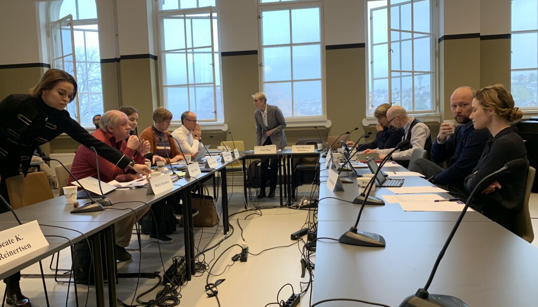Eita samla NTNU-styre vedtok 31. oktober 2019 å dele opp det konfliktramma Institutt for historiske studier permanent. Foto: Ragnhild Vartdal Eita samla NTNU-styre vedtok 31. oktober 2019 å dele opp det konfliktramma Institutt for historiske studier permanent. Foto: Ragnhild Vartdal