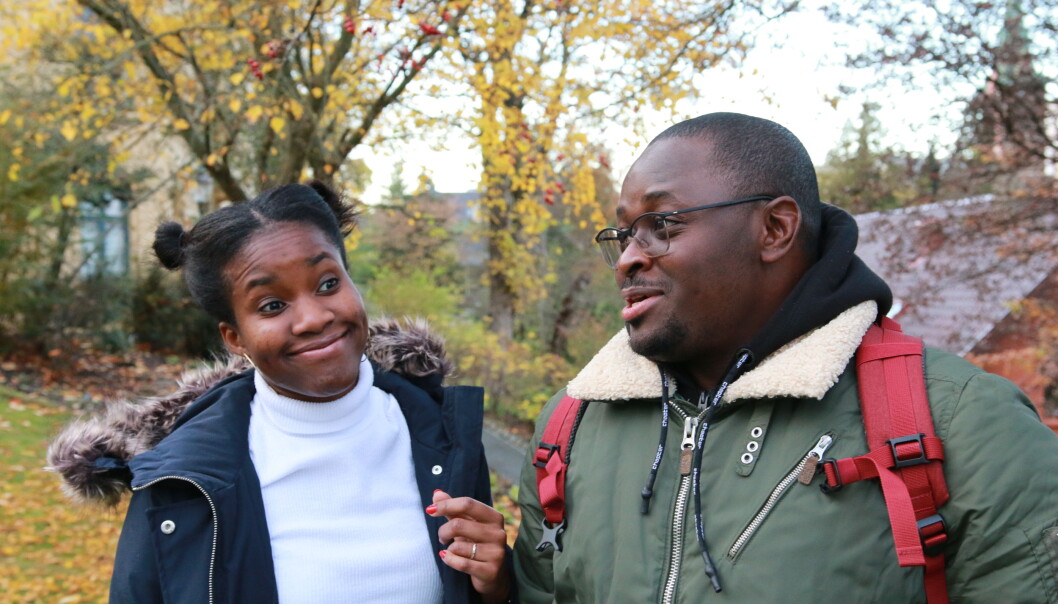 Vanessa Etondi ønsker å ta med seg den egalitære holdningen hun har opplevd i det norske forskningsmiljøet når hun drar hjem til Kamerun. Foto: Njord V. Svendsen Vanessa Etondi ønsker å ta med seg den egalitære holdningen hun har opplevd i det norske forskningsmiljøet når hun drar hjem til Kamerun. Foto: Njord V. Svendsen