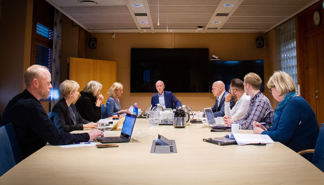 Styret ved Politihøgskolen møttes mandag. Her fra en annen anledning, da styremøtene foregikk fysisk. Styret ved Politihøgskolen møttes mandag. Her fra en annen anledning, da styremøtene foregikk fysisk.