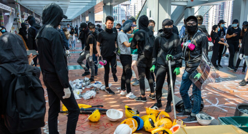 Situasjonen forverra for studentane i Hongkong