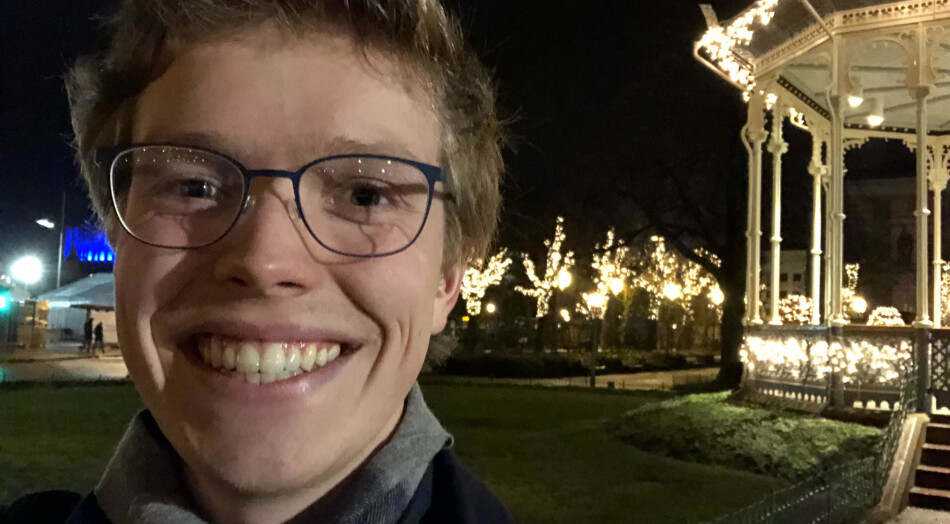 Gard Aasmund Skulstad Johanson har sluttet helt å fly. Men han sverger fortsatt til pinnekjøtt i julen. Foto: Privat Gard Aasmund Skulstad Johanson har sluttet helt å fly. Men han sverger fortsatt til pinnekjøtt i julen. Foto: Privat