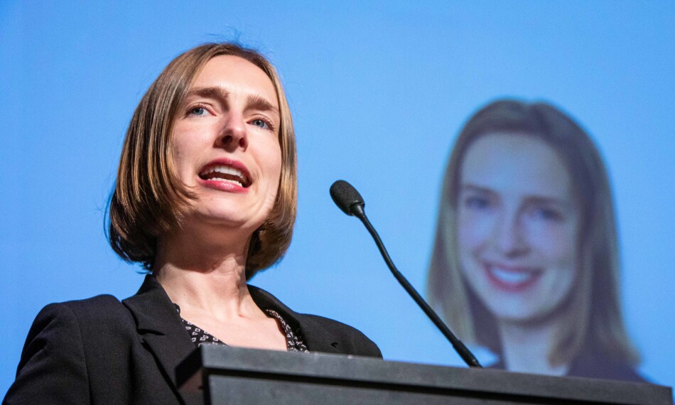 Fleire rektorar er kritiske til Iselin Nybøs plan om å få universitet og høgskular til å konkurrere om vere best i klimaklassen. Sjølv er ho ein av leiarane i sektoren med størst klimafotavtrykk. Foto: Siri Øverland Eriksen Fleire rektorar er kritiske til Iselin Nybøs plan om å få universitet og høgskular til å konkurrere om vere best i klimaklassen. Sjølv er ho ein av leiarane i sektoren med størst klimafotavtrykk. Foto: Siri Øverland Eriksen