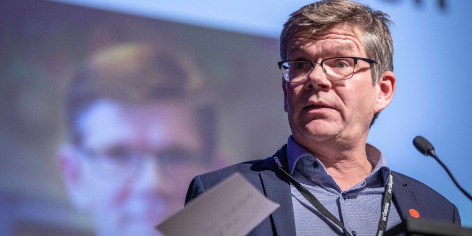 Rektor Svein Stølen ved Universitetet i Oslo, her på konferanse. Foto: Siri Øverland Eriksen Rektor Svein Stølen ved Universitetet i Oslo, her på konferanse. Foto: Siri Øverland Eriksen