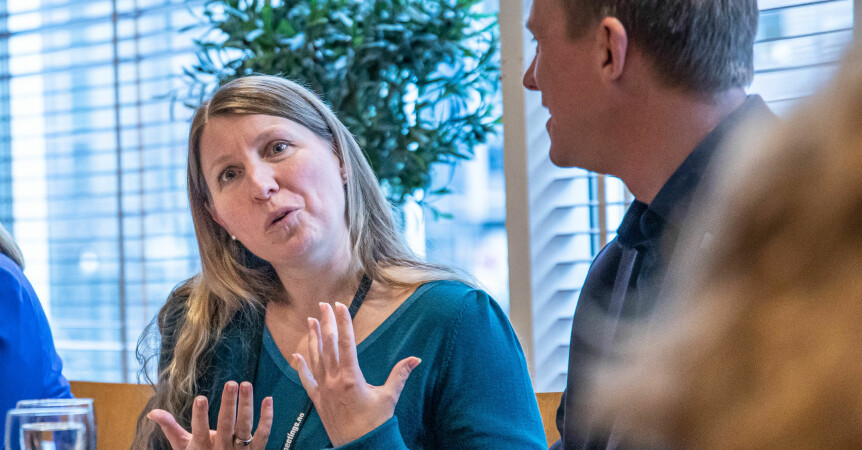 Leder Guro Elisabeth Lind i Forskerforbndet. Foto: Siri Øverland Eriksen