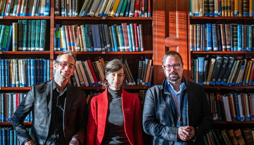 Kritiske juss-forskere: Malcolm Langford, Ingunn Ikdahl og Alf Petter Høgberg, . Foto: Siri Øverland Eriksen.