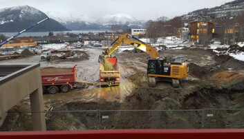 Slik ser det ut ved Høgskulen i Volda. Noverande mediebygg skimtast til venstre, Berte Kanutte framme til høgre. Foto: Johann Roppen/privat Slik ser det ut ved Høgskulen i Volda. Noverande mediebygg skimtast til venstre, Berte Kanutte framme til høgre. Foto: Johann Roppen/privat