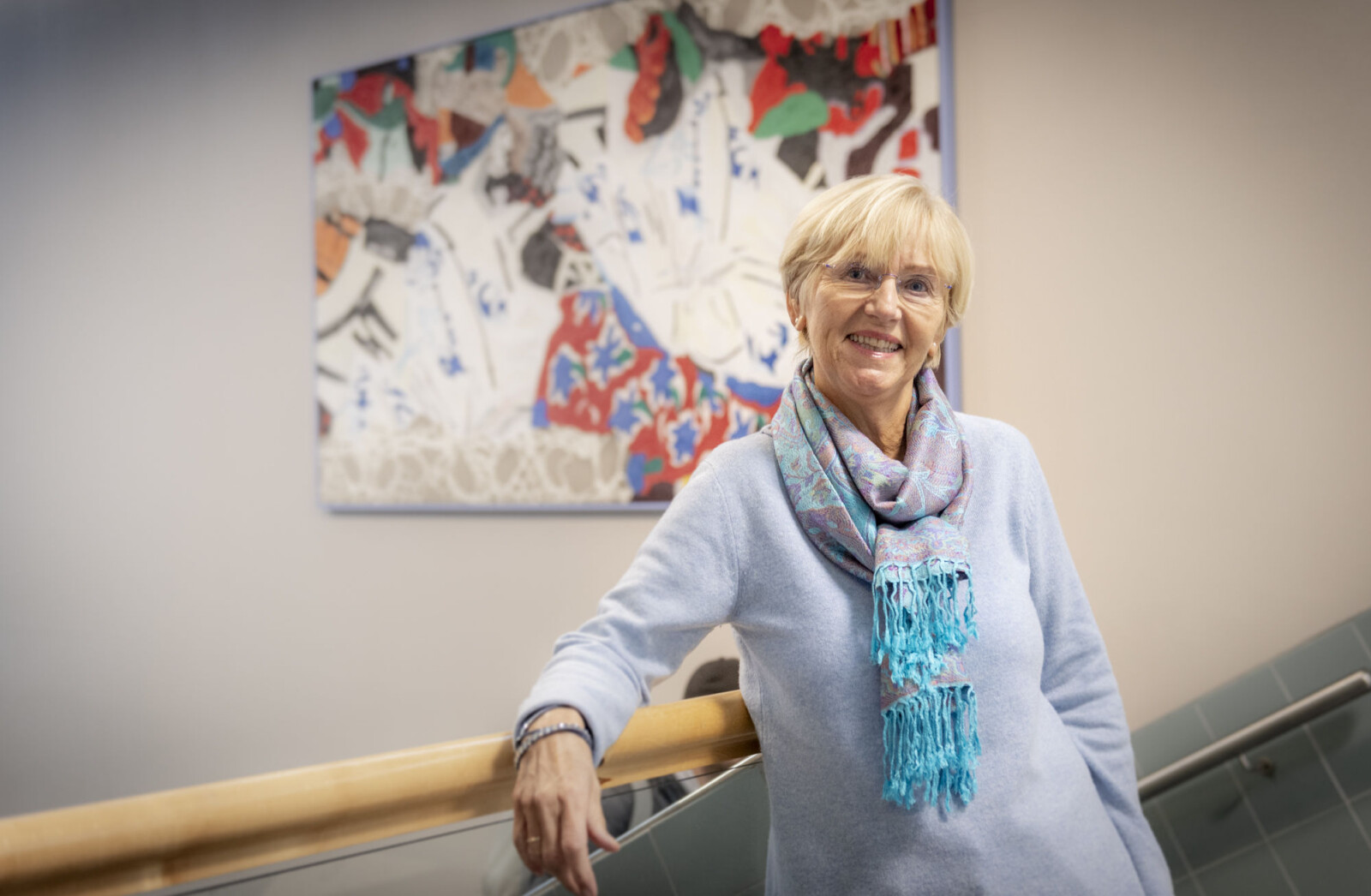 — Det er no arbeidet må begynne, seier leiar av språkutvalet på NHH, professor i Engelsk, Trine Dahl. Ho har ingen planar om å legge retningslinjene i ein skuff. Foto: Tor Farstad — Det er no arbeidet må begynne, seier leiar av språkutvalet på NHH, professor i Engelsk, Trine Dahl. Ho har ingen planar om å legge retningslinjene i ein skuff. Foto: Tor Farstad