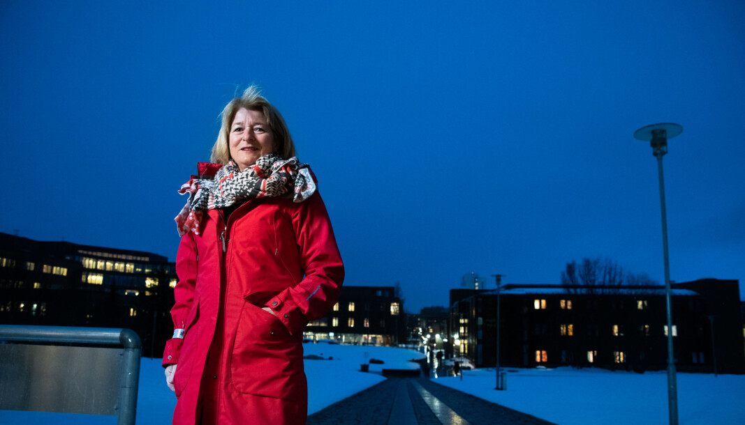 — Vi styrer mot at penger ikke må betales tilbake, sier rektor og styreleder Anne Husebekk ved UiT om den nye 5-prosents-regelen til Kunnskapsdepartementet. — Vi styrer mot at penger ikke må betales tilbake, sier rektor og styreleder Anne Husebekk ved UiT om den nye 5-prosents-regelen til Kunnskapsdepartementet.