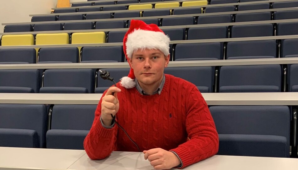 Joachim Børlie, leder av Studentorganisasjonen ved Universitetet i Stavanger. Joachim Børlie, leder av Studentorganisasjonen ved Universitetet i Stavanger.