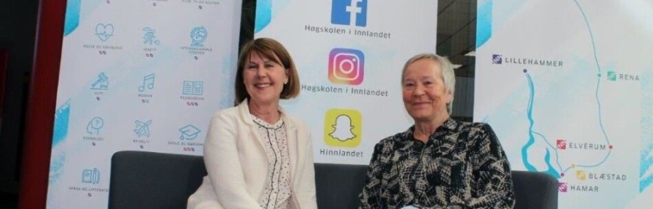 Viserektor Anna Linnea Ottosen og rektor Kathrine Skretting har jobbet målrettet for å få realisert planer om et universitet i Innandet. Nå er det satt en foreløpig stopp. Foto: Høgskolen i Innlandet Viserektor Anna Linnea Ottosen og rektor Kathrine Skretting har jobbet målrettet for å få realisert planer om et universitet i Innandet. Nå er det satt en foreløpig stopp. Foto: Høgskolen i Innlandet
