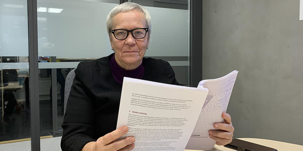 Rektor Kathrine Skretting ved Høgskolen i Innlandet er sterkt uenig i konklusjonen i rapporten fra Nokuts sakkyndige komité. Foto: HINN Rektor Kathrine Skretting ved Høgskolen i Innlandet er sterkt uenig i konklusjonen i rapporten fra Nokuts sakkyndige komité. Foto: HINN