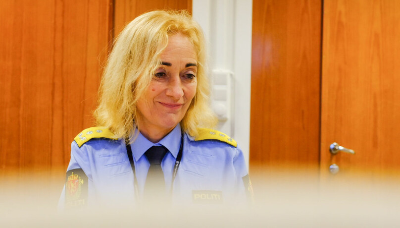 I skvis: Rektor ved Politihøgskolen, Nina Skarpenes. Foto: Torkjell Trædal