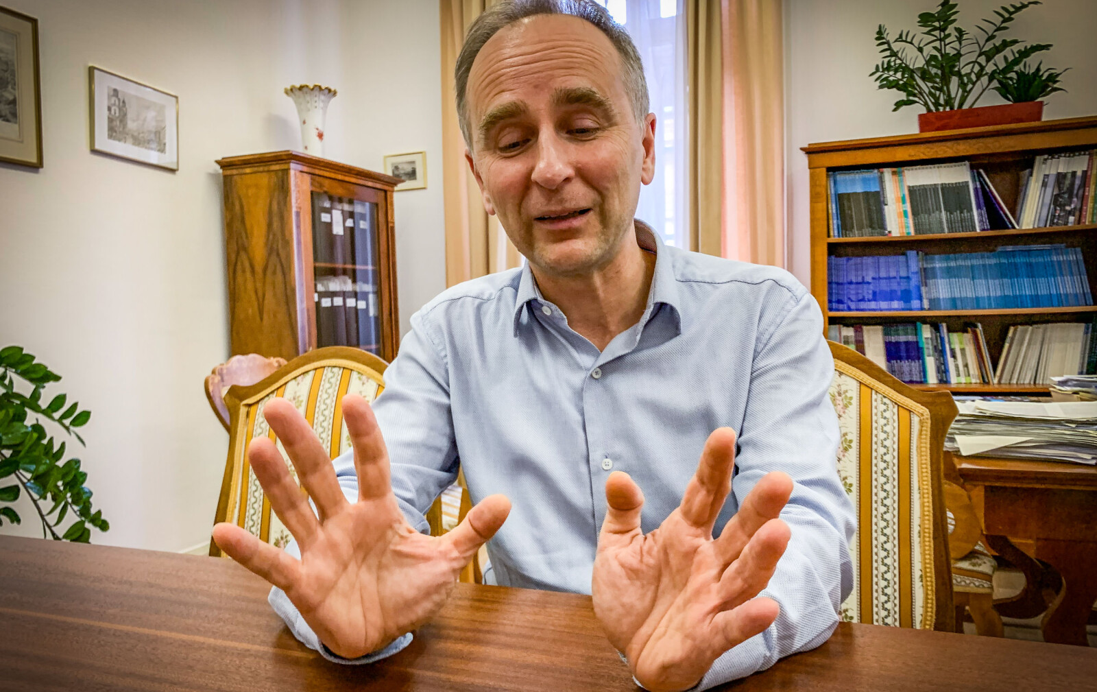Prorektor Zsolt Enyedi ved Det sentraleuropeiske universtet (CEU). Foto: Espen Løkeland-Stai Prorektor Zsolt Enyedi ved Det sentraleuropeiske universtet (CEU). Foto: Espen Løkeland-Stai
