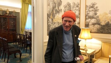 Olav Thon var selv til stede under overrekkelsen av prispengene. Foto: Olav Thon Gruppen Olav Thon var selv til stede under overrekkelsen av prispengene. Foto: Olav Thon Gruppen
