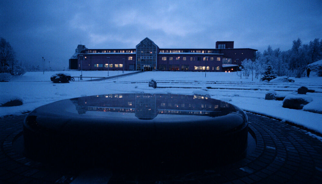 Administrasjonsbygget ved UiT Norges arktiske universitet. Foto: Ola Røe/UiT