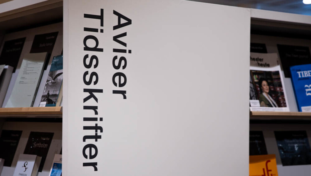 Bibliotek og tidsskrifter. Foto: Mina Ræge Bibliotek og tidsskrifter. Foto: Mina Ræge