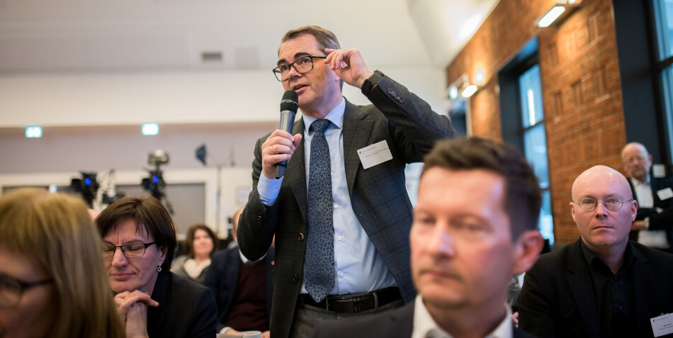 Styreleder ved NTNU Svein Richard Brandtzæg er uenig med UiO-rektor Svein Stølen og mener det er sunt at styreleder har et eksternt perspektiv. Foto: Skjalg Bøhmer Vold Styreleder ved NTNU Svein Richard Brandtzæg er uenig med UiO-rektor Svein Stølen og mener det er sunt at styreleder har et eksternt perspektiv. Foto: Skjalg Bøhmer Vold