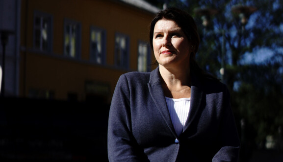 Leder for Akademikerne, Kari Sollien. Leder for Akademikerne, Kari Sollien.