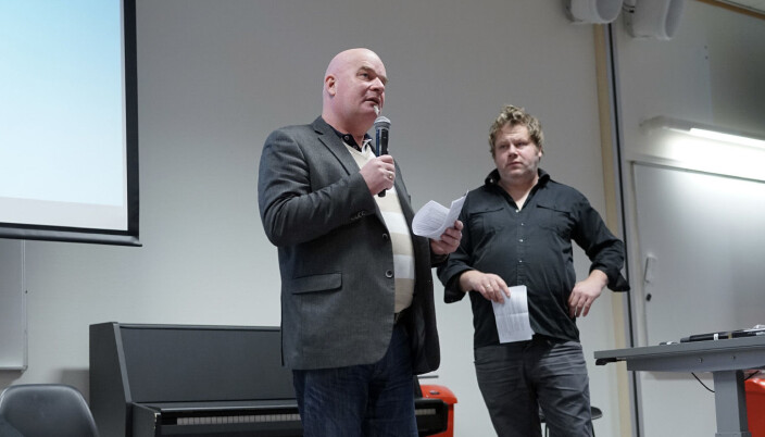 Erik Dahlgren i Forskerforbundet ved OsloMet (t.v.) og tidligere leder i NTL Anders Lyng. Erik Dahlgren i Forskerforbundet ved OsloMet (t.v.) og tidligere leder i NTL Anders Lyng.