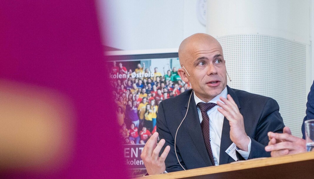 Lars-Petter Jelsness-Jørgensen, rektor ved Høgskolen i Østfold. Lars-Petter Jelsness-Jørgensen, rektor ved Høgskolen i Østfold.