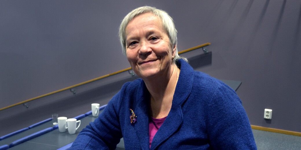 Rektor ved Høgskolen i Innlandet, Kathrine Skretting, er ikke overraskende godt fornøyd med pengegaven. Her er hun fotografert i en annen sammenheng. Rektor ved Høgskolen i Innlandet, Kathrine Skretting, er ikke overraskende godt fornøyd med pengegaven. Her er hun fotografert i en annen sammenheng.