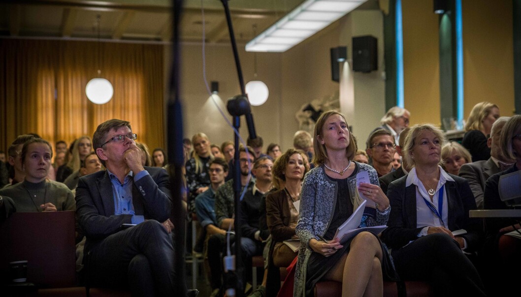 Fullt hus da resultatene fra SHoT-undersøkelsen ble lagt frem i 2018. Undersøkelsen gjennomføres hvert fjerde år, med en tilleggsundersøkelse om pandemi i år. Fullt hus da resultatene fra SHoT-undersøkelsen ble lagt frem i 2018. Undersøkelsen gjennomføres hvert fjerde år, med en tilleggsundersøkelse om pandemi i år.