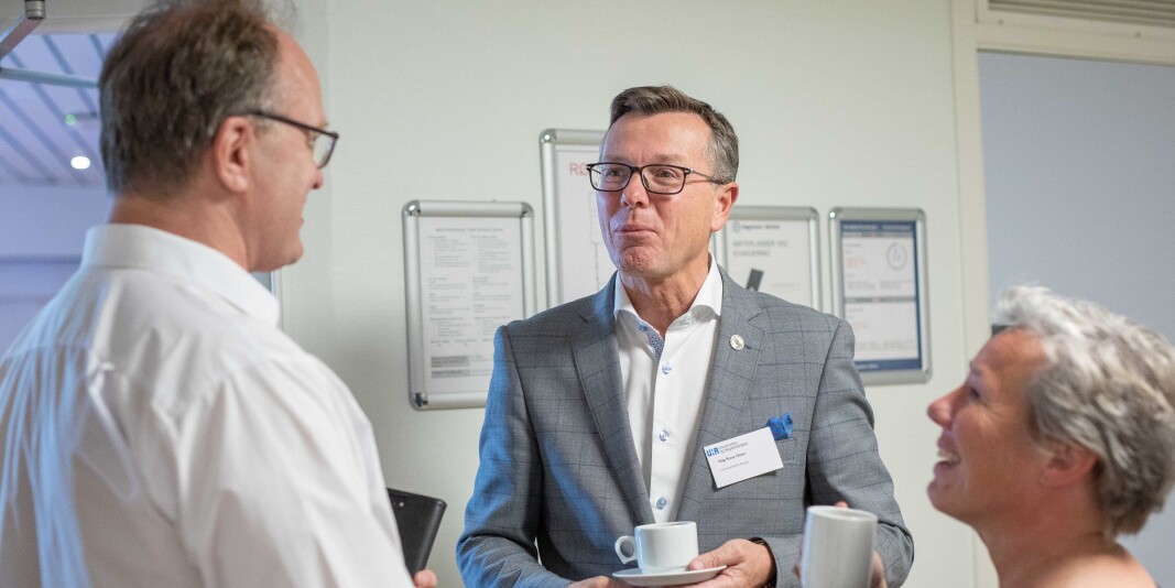 Dag Rune Olsen er rektor ved UiB og leder styret i Universitets- og høgskolerådet. Her på representantskapsmøte i regi av UHR på Høgskolen i Østfold. Dag Rune Olsen er rektor ved UiB og leder styret i Universitets- og høgskolerådet. Her på representantskapsmøte i regi av UHR på Høgskolen i Østfold.