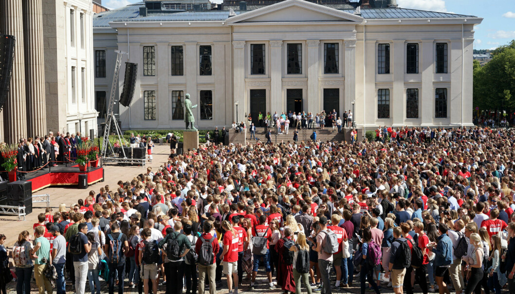 Universitetet i Oslo har per nå flest saker i registeret for utestengte studenter. her fra studiestart høsten 2018.