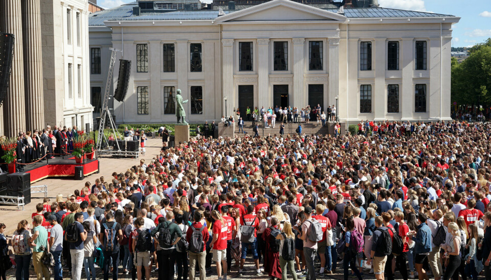Universitetet i Oslo har per nå flest saker i registeret for utestengte studenter. her fra studiestart høsten 2018.