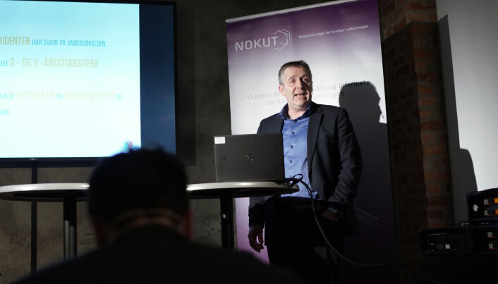 Nokuts analysedirektør Ole-Jacob Skodvin lover endringer i Studiebarometeret. Nokuts analysedirektør Ole-Jacob Skodvin lover endringer i Studiebarometeret.