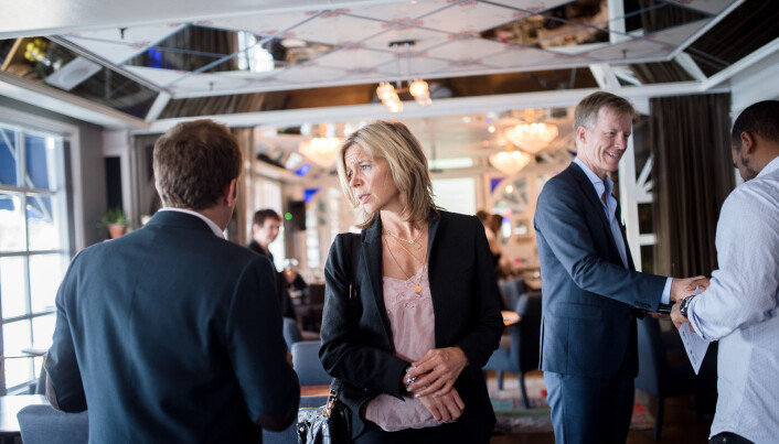 OsloMets rektor Nina Waaler og NMBUs rektor Curt Rice. OsloMets rektor Nina Waaler og NMBUs rektor Curt Rice.