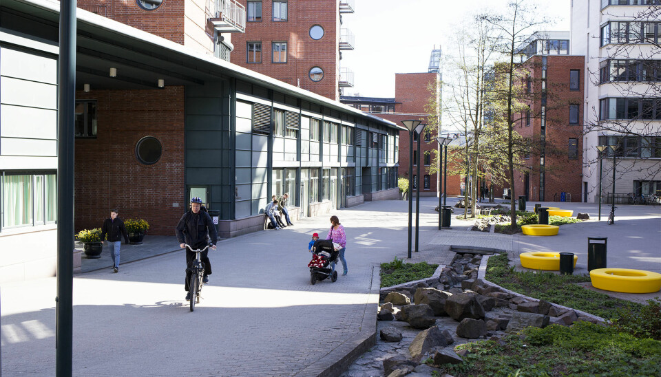 Institutt for grunnskole- og faglærerutdanning ved OsloMet holder til her i Pilestredet i Oslo sentrum. Foto Øyvind Aukrust