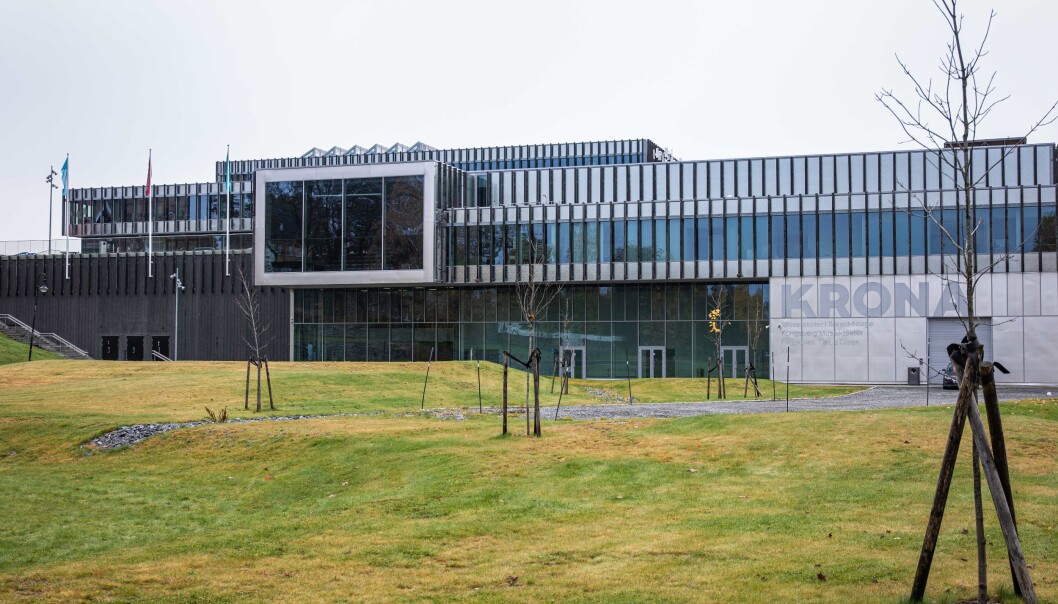 Studenter tilknyttet USN campus Kongsberg (bildet) ble truet av en mann med kniv natt til fredag. Mannen ble pågrepet uten dramatikk. Studenter tilknyttet USN campus Kongsberg (bildet) ble truet av en mann med kniv natt til fredag. Mannen ble pågrepet uten dramatikk.