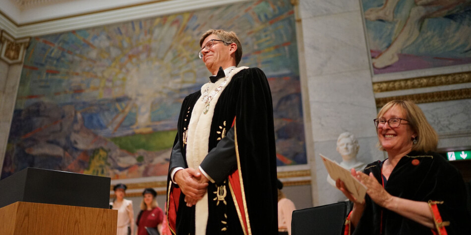 Synleg: Rektor Svein Stølen ved Universitetet i Oslo kan smile breitt over enno ei god plassering på ei internasjonal rangering. Foto: Ketil Blom Haugstulen Synleg: Rektor Svein Stølen ved Universitetet i Oslo kan smile breitt over enno ei god plassering på ei internasjonal rangering. Foto: Ketil Blom Haugstulen