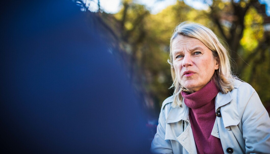 — Jeg tviler på at dette er tilsiktet å stoppe internasjonal forskning, sier stortingsrepresentant for Arbeiderpartiet, Nina Sandberg. — Jeg tviler på at dette er tilsiktet å stoppe internasjonal forskning, sier stortingsrepresentant for Arbeiderpartiet, Nina Sandberg.