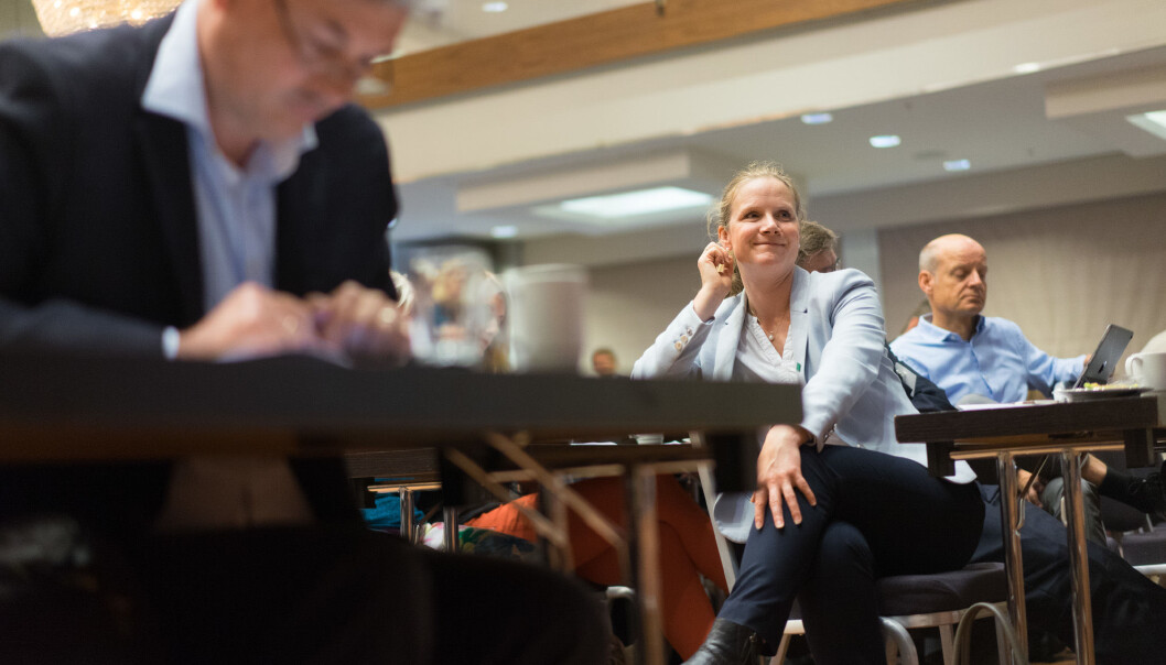 Adm. dir. Mari Sundli Tveit i Forskningsrådet, fra en tidligere innspillsrunde til langtidsplanen for forskning og høyere utdanning i Kunnskapsdepartementet, da hun var rektor ved NMBU. Adm. dir. Mari Sundli Tveit i Forskningsrådet, fra en tidligere innspillsrunde til langtidsplanen for forskning og høyere utdanning i Kunnskapsdepartementet, da hun var rektor ved NMBU.