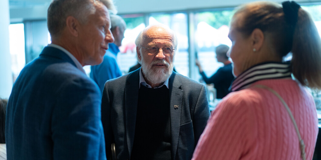 Prorektor Kristian Bogen (t.v.) søker ny periode i ledelsen ved Universitetetet i Sørøst-Norge, denne gangen som viserektor for samhandling. Rektor Petter Aasen (midten) skal sette sammen en ny ledergruppe. Prorektor Kristian Bogen (t.v.) søker ny periode i ledelsen ved Universitetetet i Sørøst-Norge, denne gangen som viserektor for samhandling. Rektor Petter Aasen (midten) skal sette sammen en ny ledergruppe.