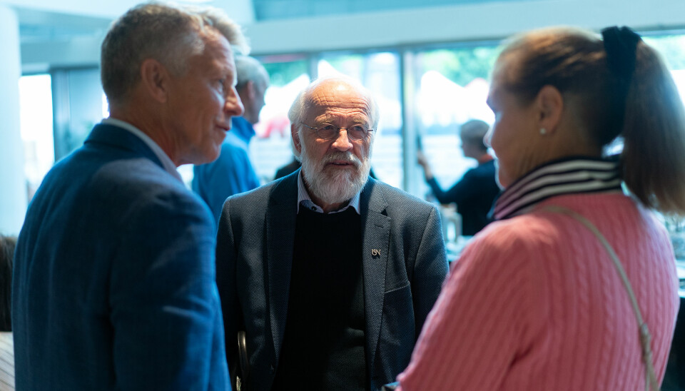 Prorektor Kristian Bogen (t.v.) søker ny periode i ledelsen ved Universitetetet i Sørøst-Norge, denne gangen som viserektor for samhandling. Rektor Petter Aasen (midten) skal sette sammen en ny ledergruppe.